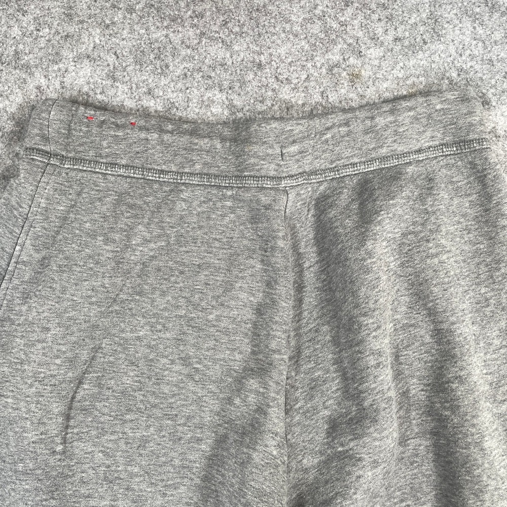Nike Mens Sweatpants S Gray Drawstring Straight Leg Logo Activewear